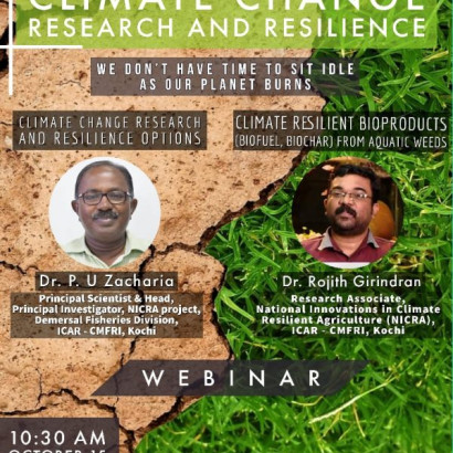 Webinar on Climate Change; Research and Resilience