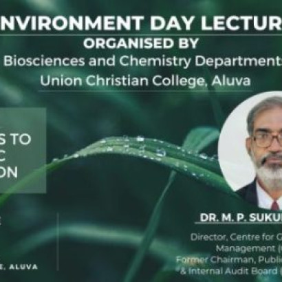 Environment Day Lecture on “Solutions to Plastic Pollution”