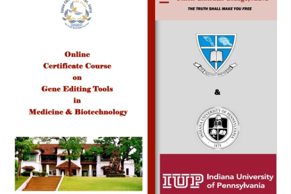 Online Certificate Course in Gene Editing Tools in Medicine and Biotechnology