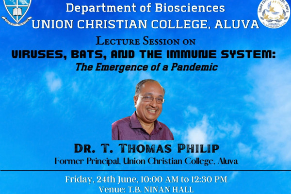 Seminar on “VIRUSES, BATS, AND THE IMMUNE SYSTEM: The Emergence of a Pandemic”