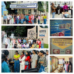 Industrial Visit to National Institute of Nutrition Hyderabad (ICMR)