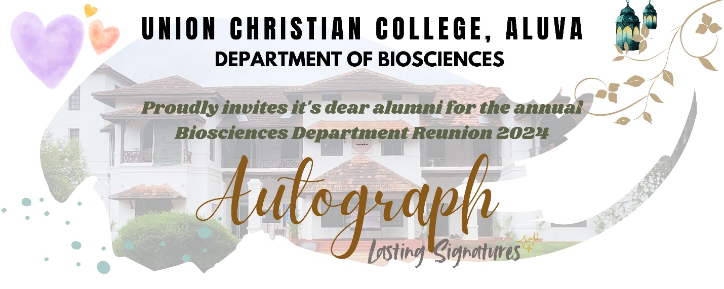 Autograph –Lasting Signatures  ( Alumni Reunion 2024)