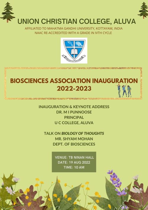 Biosciences Association (2022-23) Inauguration & Exhibition
